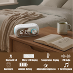 Smart Bluetooth LED Alarm Clock — Wireless Speaker with LED Display