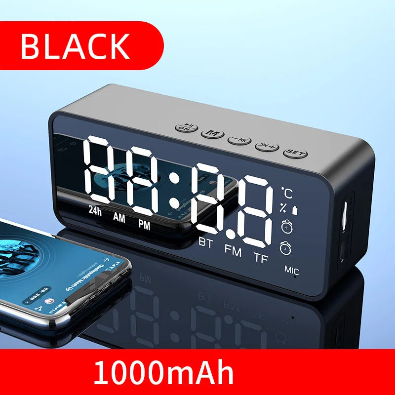 Smart Bluetooth LED Alarm Clock — Wireless Speaker with LED Display