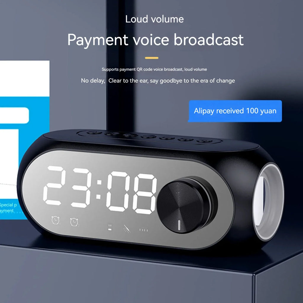 Smart Bluetooth LED Alarm Clock — Wireless Speaker with LED Display