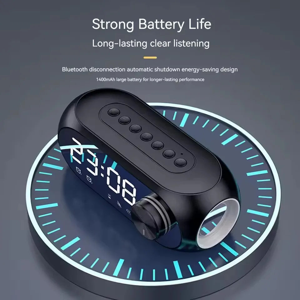 Smart Bluetooth LED Alarm Clock — Wireless Speaker with LED Display