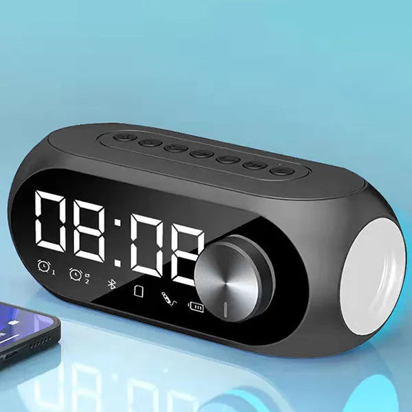 Smart Bluetooth LED Alarm Clock — Wireless Speaker with LED Display