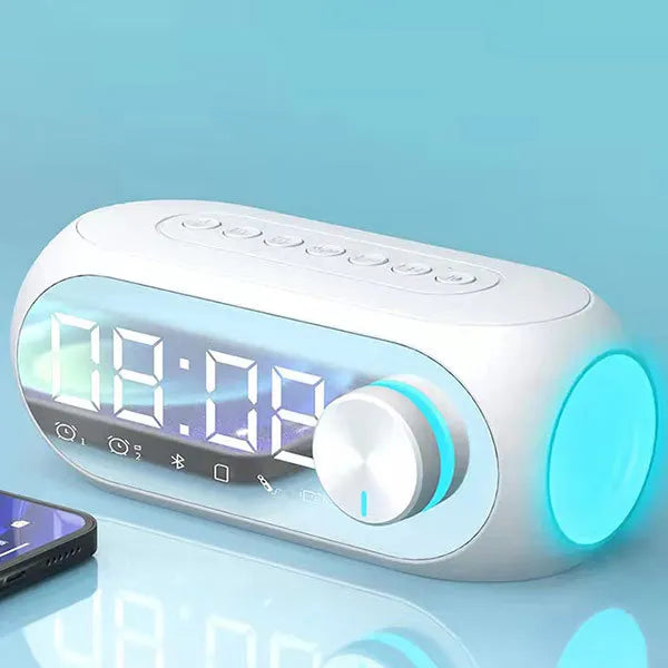 Smart Bluetooth LED Alarm Clock — Wireless Speaker with LED Display