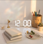 3D LED Digital Alarm Clock — Sound Control & Temperature Display