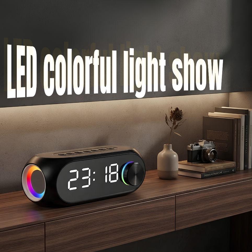 Smart Bluetooth LED Alarm Clock — Wireless Speaker with LED Display